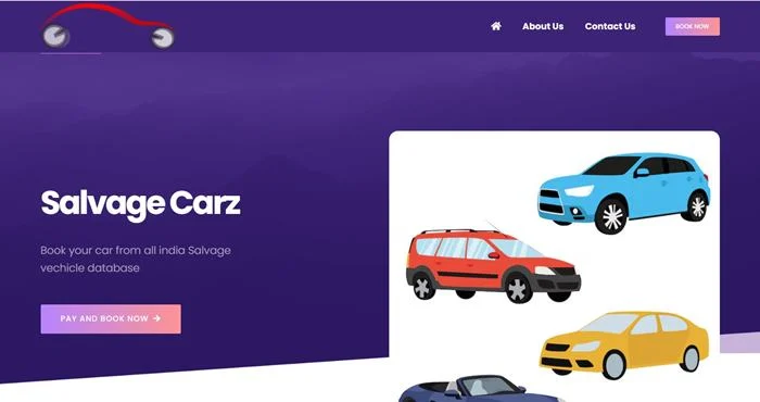 Salvage Auction Car E-commerce Website